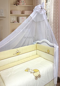 Комплект постельного белья и спальных принадлежностей из 7 предметов - Мой малыш (Bombus, 1213)